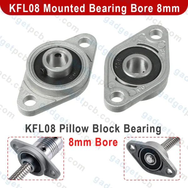 kfl08 pillow block bearing fl08 mount