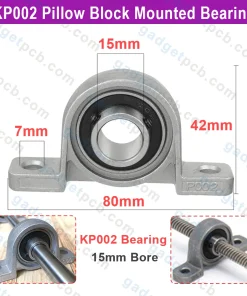 KP002 Bearing Pillow Block Mounted P002 Ball Bearing