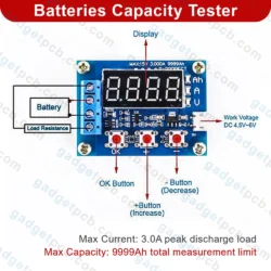 lithium battery capacity tester module 2
