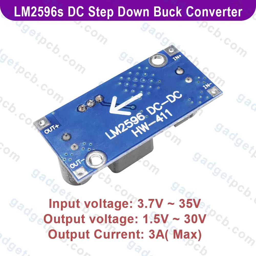 LM2596s DC-DC Step Down Buck Converter 3.7V-40V To 1.5V-35V 3A Adjustable Switches Buck Module 2 LM2596s DC-DC Step Down Buck Converter 3.7V-35V To 1.5V-35V