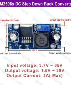 LM2596s DC-DC Step Down Buck Converter 3.7V-40V To 1.5V-35V 3A Adjustable Switches Buck Module 7 LM2596s DC-DC Step Down Buck Converter 3.7V-35V To 1.5V-35V