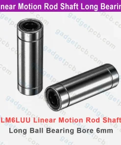 Alternative view of LM6LUU Linear Motion Ball Bearings 6mm Bore 12mm OD 35mm Long Linear Bearing for CNC & 3D Printer
