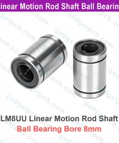 Alternative view of LM8UU Linear Motion Ball Bearings 8mm Bore 15mm OD 24mm Long Linear Bearing for CNC & 3D Printer