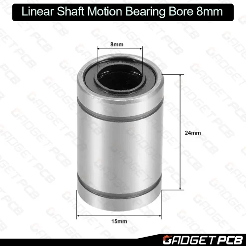 lm8uu linear motion rod shaft bearing 8mm 1