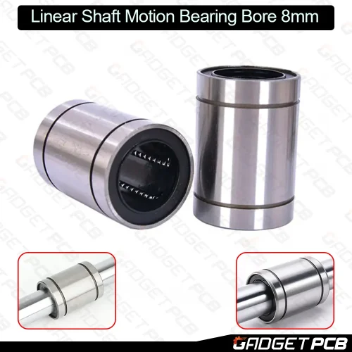 LM8UU Linear Motion Rod Shaft Bearing 8mm Inner Diameter