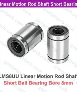 Alternative view of LMS8UU Linear Motion Ball Bearings 8mm Bore 15mm OD 17mm Long Linear Bearing for CNC & 3D Printer