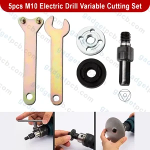 5pcs M10 Shank Electric Drill angle grinder connecting rod Polishing Set