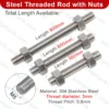 M5 Fully Threaded Rod with Nuts 300mm to 900mm Length