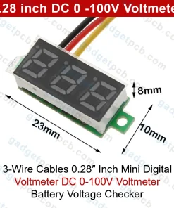 mini 0 28 inch dc 0 100v digital voltmeter 2