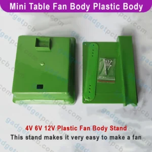 mini table fan body plastic body 4v 6v 12v 3
