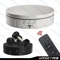Alternative view of 360 Degree Motorized Rotating Display Stand with Remote Control & Type-C USB Cable for Photography