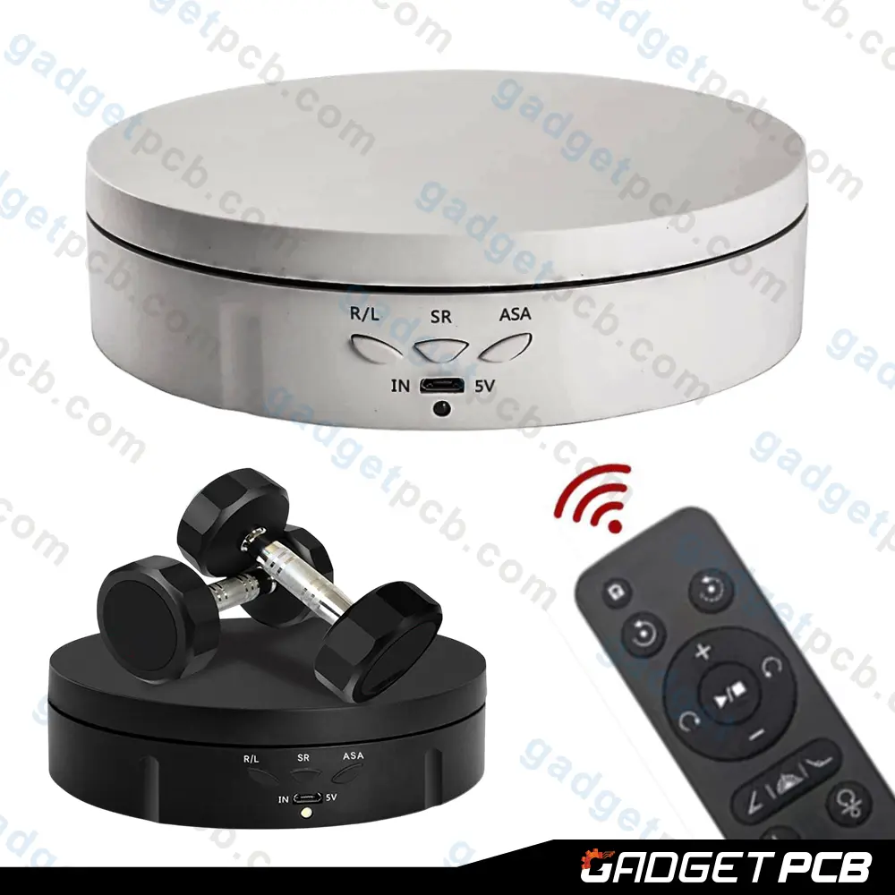 360 Degree Motorized Rotating Display Stand with Remote Control & Type-C USB Cable for Photography 2 360 Degree Motorized Rotating Display Stand with Remote Control & Type-C USB Cable for Photography - Image 2