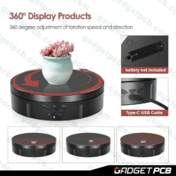 360 Degree Motorized Rotating Display Stand with Remote Control & Type-C USB Cable for Photography 6 motorized rotating display stand with remote 2