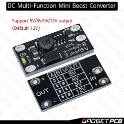 Multi-Function Mini Boost Module 5V 8V 9V 12V Fixed