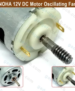 NOHA 12V DC Motor 5W DC Oscillating Fan Motor 16000RPM Heavy Duty High-Speed DC 12V Motor 550 Motor 6 NOHA 12V DC Motor 5W DC Oscillating Fan Motor