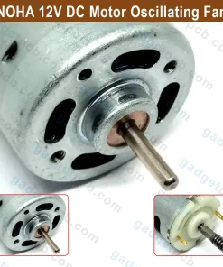 NOHA 12V DC Motor 5W DC Oscillating Fan Motor 16000RPM Heavy Duty High-Speed DC 12V Motor 550 Motor 7 NOHA 12V DC Motor 5W DC Oscillating Fan Motor