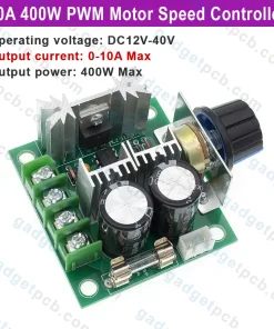 PWM 10A 400W DC Motor Speed Controller 12V to 40V Speed Controller