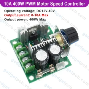 PWM 10A 400W DC Motor Speed Controller 12V to 40V Speed Controller