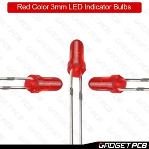 Red Color 3mm LED Light 3mm Round LED Bulbs Light Emitting Diode 3mm Red LED Bulb 3mm Red LED For Indicator LED Bulbs 6 red color 3mm led light 3mm round led bulbs 2