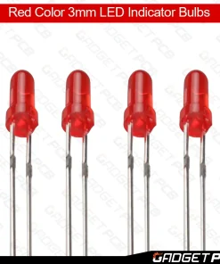 Red Color 3mm LED Light 3mm Round LED Bulbs