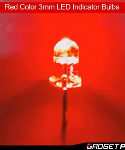 red color 3mm led light 3mm round led bulbs 3