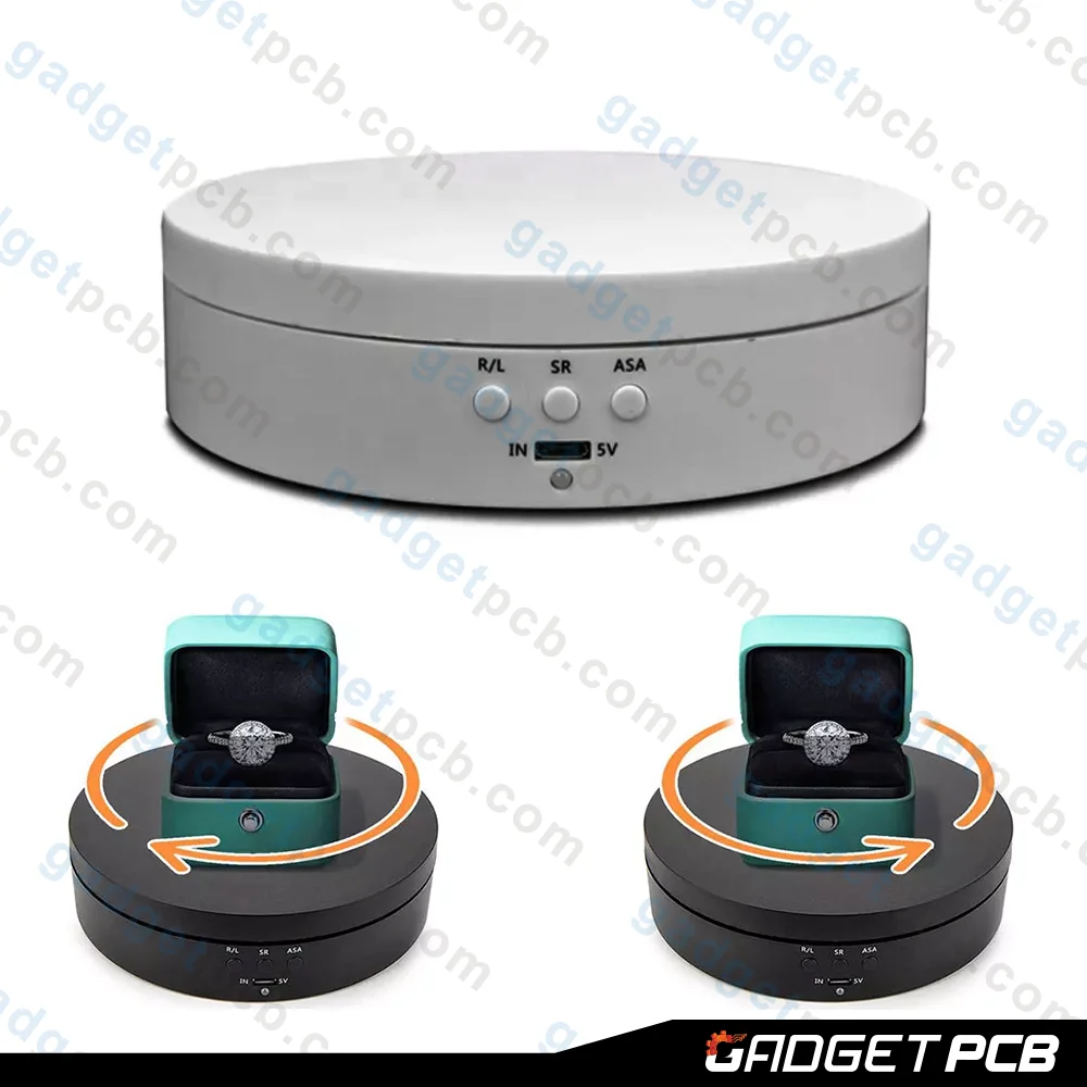 Rotable Photography Display Stand 360 Degree Motorized Rotating Turntable Display Stand with Power Cable 2 Rotable Photography Display Stand 360 Degree Motorized Rotating Turntable Display Stand with Power Cable - Image 2