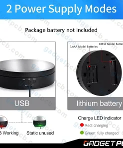 Rotable Photography Display Stand 360 Degree Motorized Rotating Turntable Display Stand with Power Cable 6 rotable photography display stand 360 degree 2