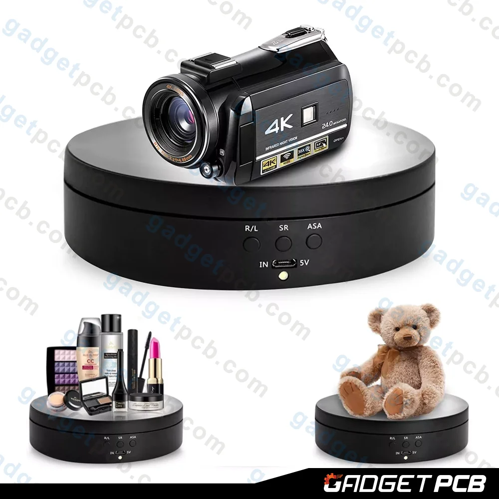 Rotable Photography Display Stand 360 Degree Motorized Rotating Turntable Display Stand with Power Cable 1 Rotable Photography Display Stand 360 Degree Motorized