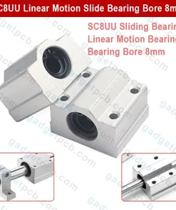 Aluminum SC8UU Linear Motion Ball Bearing Slide Bushing