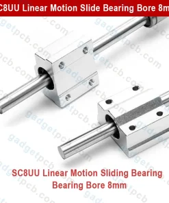 Aluminum SC8UU Linear Motion Ball Bearing Slide Bushing 34x30x22mm Linear Motion Shaft Bore 8mm 7 Aluminum SC8UU Linear Motion Ball Bearing Slide Bushing