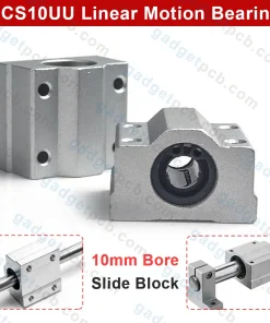 PCB Gear 44 SCS10UU Linear Ball Bearing Slide Block Units 10mm Bore