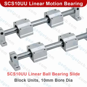 SCS10UU Linear Ball Bearing Slide Block Units 10mm Bore Diameter Shaft SC10UU Slide Block for CNC Machine 7 scs10uu linear ball bearing slide block 3