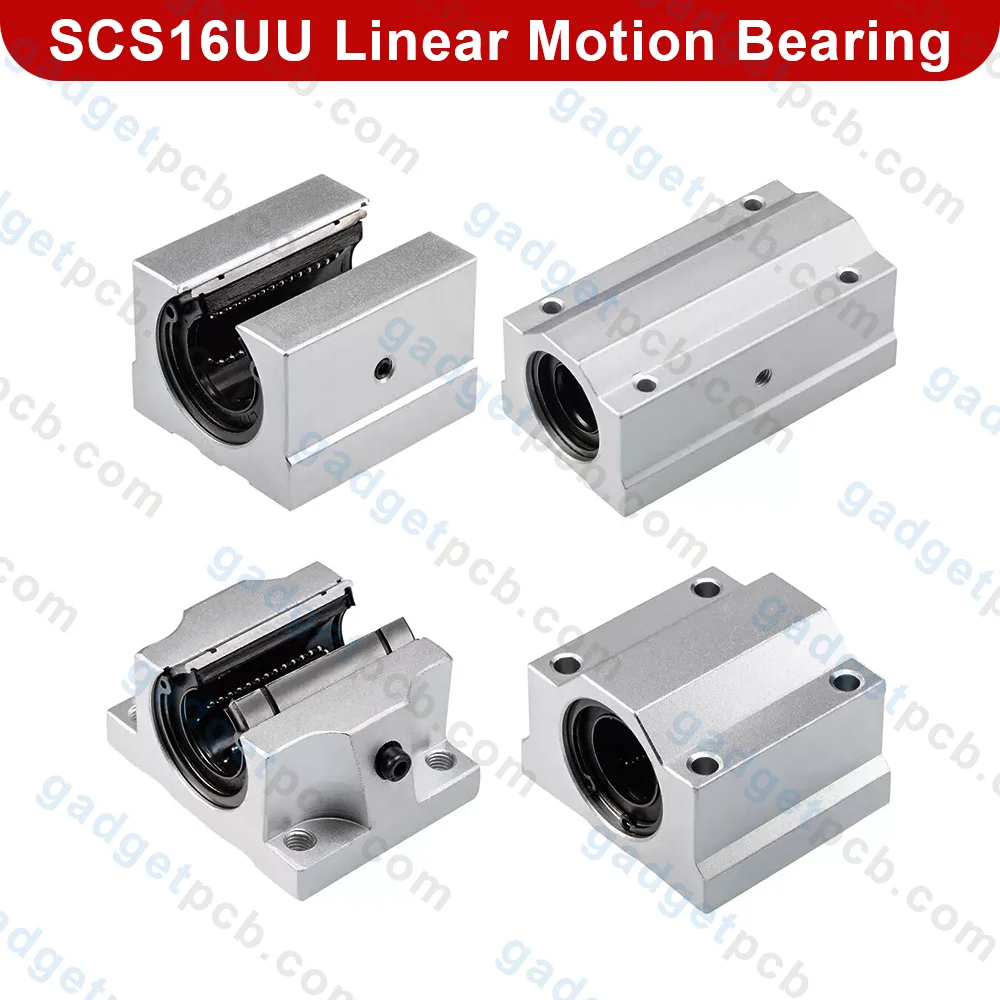 SCS16UU Linear Ball Bearing Slide Block Units 16mm Bore Diameter Shaft SC16UU Slide Block for CNC Machine 3 SCS16UU Linear Ball Bearing Slide Block Units 16mm Bore Diameter Shaft SC16UU Slide Block for CNC Machine - Image 3