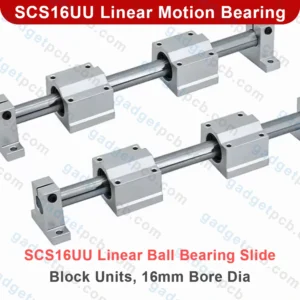 SCS16UU Linear Ball Bearing Slide Block Units 16mm Bore Diameter Shaft SC16UU Slide Block for CNC Machine 7 scs16uu linear ball bearing slide block 3