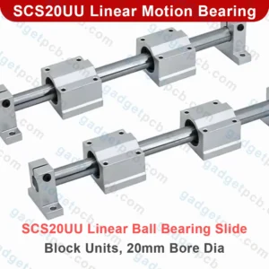 SCS20UU Linear Ball Bearing Slide Block Units 20mm Bore Diameter Shaft SC20UU Slide Block for CNC Machine 7 SCS20UU Linear Ball Bearing Slide Block Units 20mm Bore Diameter Shaft SC20UU Slide Block for CNC Machine - Image 4
