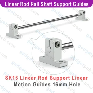 SK16 Linear Shaft Support Bore 16mm Aluminum SK16 Linear Motion Rail Clamping 16mm Rod Rail Guide Support - Image 4