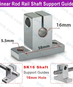 SK16 Linear Shaft Support Bore 16mm Aluminum