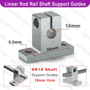 PCB Gear 30 SK16 Linear Shaft Support Bore 16mm Aluminum