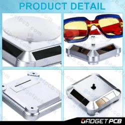 solar showcase 360 degrees display stand 3