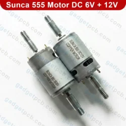 Sunca 555 Motor DC 6V-12V Dual Shaft High Speed Motor for Battery & Solar Fans and DIY Tools 6 Sunca 555 Motor DC 6V-12V Dual Shaft High Speed Motor for Battery & Solar Fans and DIY Tools - Image 3