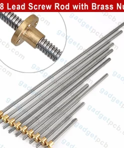 t8 lead screw rod with brass nut 2