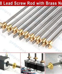 t8 lead screw rod with brass nut 3