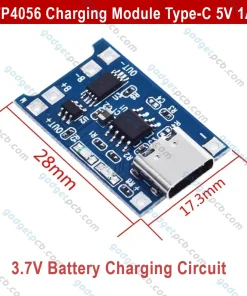 TP4056 Charging Module Type-C 5V 1A USB 3.7V Battery Charging Circuit