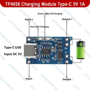TP4056 Charging Module Type-C 5V 1A USB 3.7V Battery Charging Circuit 18650 Battery Charger Board 7 TP4056 Charging Module Type-C 5V 1A USB 3.7V Battery Charging Circuit
