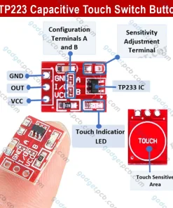 TTP223 Capacitive Touch Switches Button DC 2V 5.5V Low Power Consumption Touch Sensor Switch Module 7 TTP223 Capacitive Touch Switches Button DC 2V 5.5V Low Power Consumption Touch Sensor Switch Module