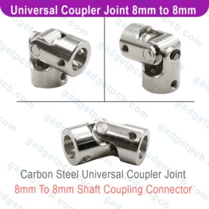 universal joint shaft coupling 8mm to 8mm 2