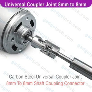 universal joint shaft coupling 8mm to 8mm 3