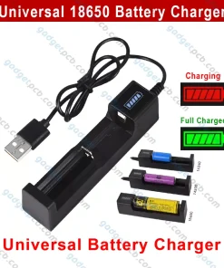 Universal USB 18650 Battery Charger Rechargeable Single 3.7V Battery Charging Adapters