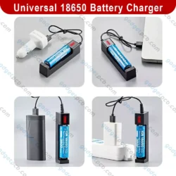 Universal USB 18650 Battery Charger Rechargeable Single 3.7V Battery Charging Adapters 7 Universal USB 18650 Battery Charger Rechargeable Single 3.7V Battery Charging Adapters