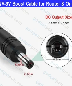 USB Boost Cable DC 5V to 9V 12V Step Up Boost Converter Cable for Router and Onu from Power Bank 6 USB Boost Cable DC 5V to 9V 12V Step Up Boost Converter